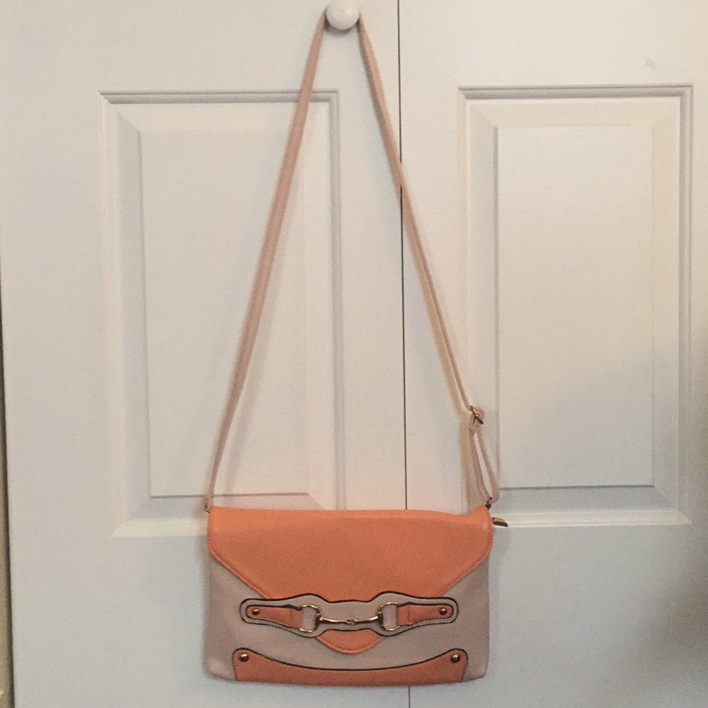 Boutique Pink and Peach Bag/Clutch